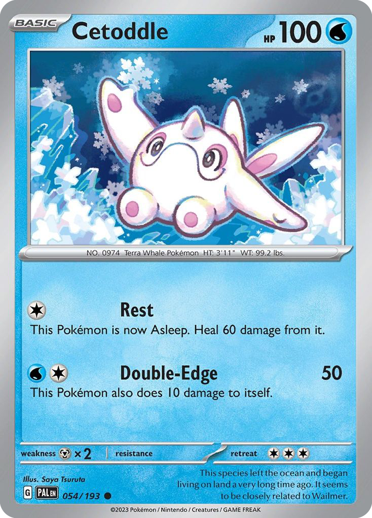 Cetoddle - Paldea Evolved - #54 - Pokemon TCG card