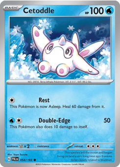 Cetoddle #54 Cetoddle - Paldea Evolved - #54 - Pokemon TCG card