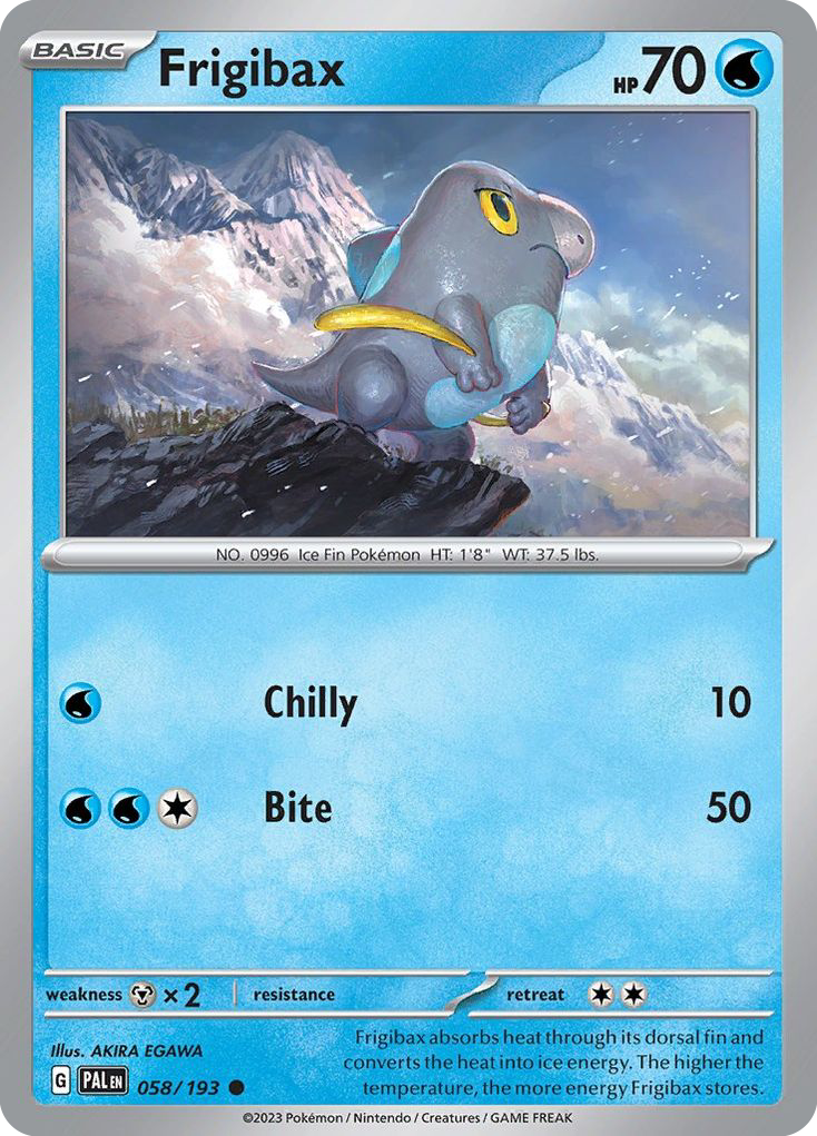 Frigibax - Paldea Evolved - #58 - Pokemon TCG card