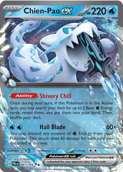 Chien-Pao ex - Paldea Evolved - #61 - Pokemon TCG card