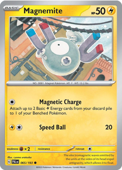 Magnemite - Paldea Evolved - #65 - Pokemon TCG card