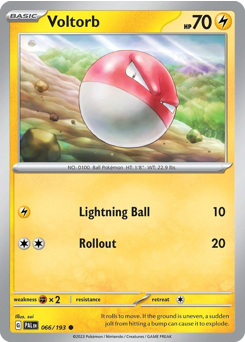 Voltorb #66 Voltorb - Paldea Evolved - #66 - Pokemon TCG card