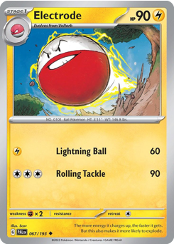Electrode #67 Electrode - Paldea Evolved - #67 - Pokemon TCG card