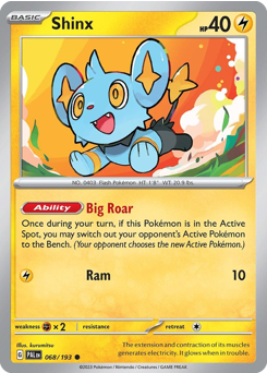 Shinx #68 Shinx - Paldea Evolved - #68 - Pokemon TCG card