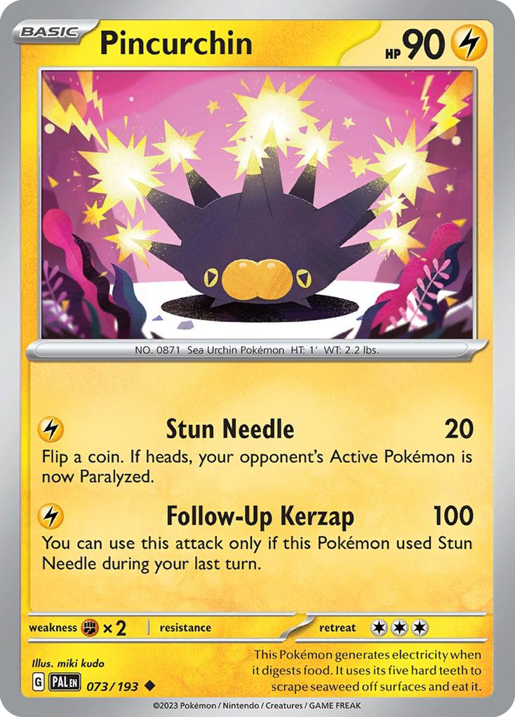 Pincurchin - Paldea Evolved - #73 - Pokemon TCG card