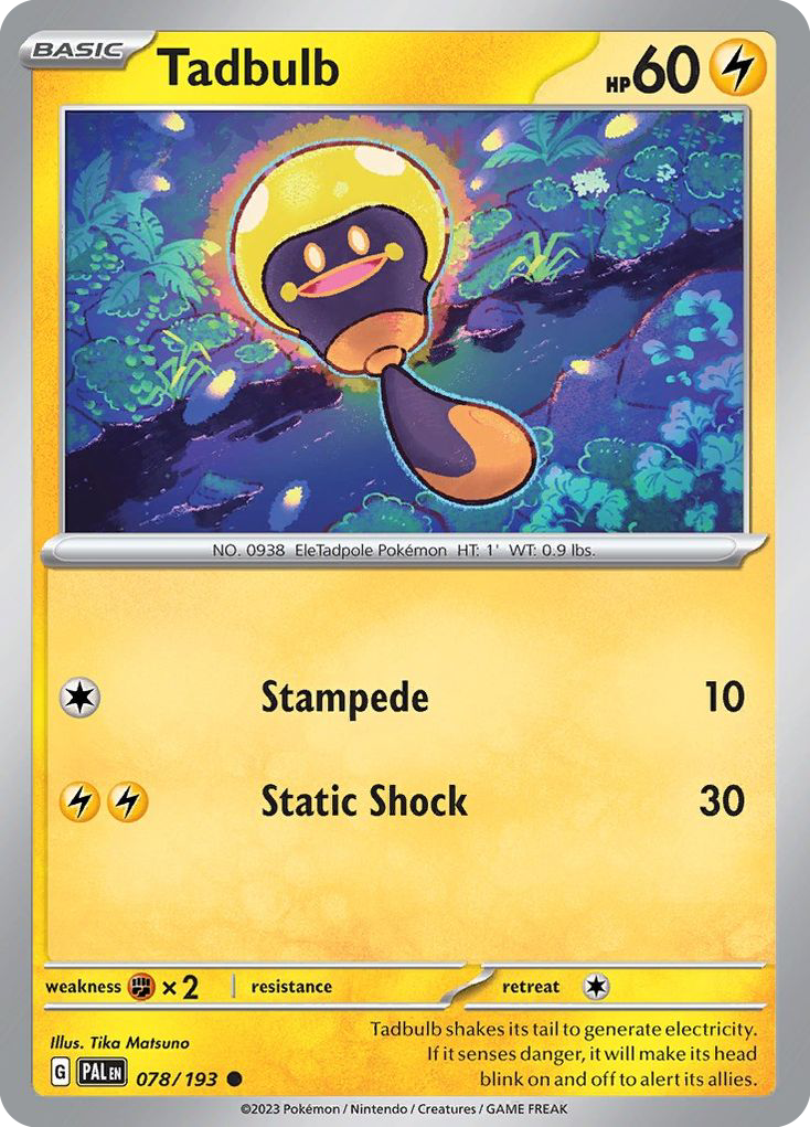 Tadbulb - Paldea Evolved - #78 - Pokemon TCG card