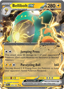 Bellibolt ex - Paldea Evolved - #79 - Pokemon TCG card