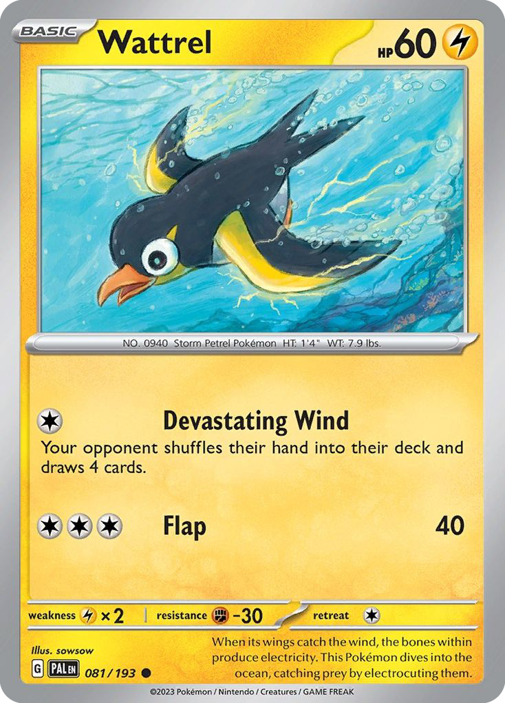Wattrel - Paldea Evolved - #81 - Pokemon TCG card