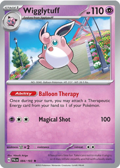 Wigglytuff - Paldea Evolved - #84 - Pokemon TCG card