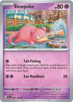 Slowpoke #85 Slowpoke - Paldea Evolved - #85 - Pokemon TCG card