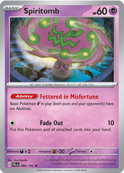 Spiritomb #89 Spiritomb - Paldea Evolved - #89 - Pokemon TCG card