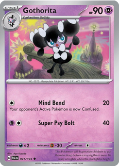 Gothorita - Paldea Evolved - #91 - Pokemon TCG card