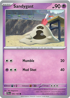 Sandygast - Paldea Evolved - #95 - Pokemon TCG card