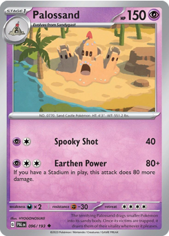 Palossand - Paldea Evolved - #96 - Pokemon TCG card