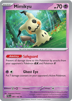 Mimikyu #97 Mimikyu - Paldea Evolved - #97 - Pokemon TCG card