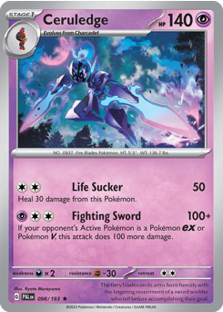 Ceruledge #98 Ceruledge - Paldea Evolved - #98 - Pokemon TCG card