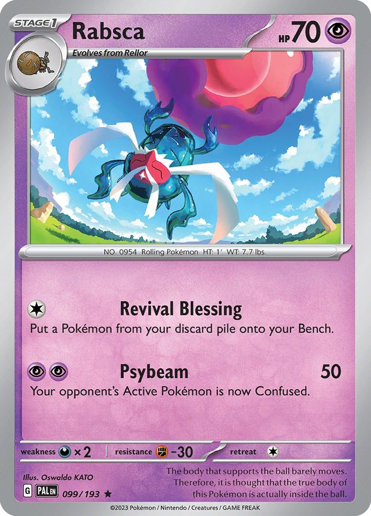Rabsca - Paldea Evolved - #99 - Pokemon TCG card