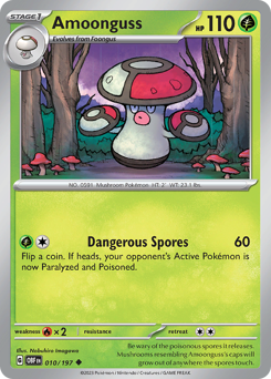 Amoonguss - Obsidian Flames - #10 - Pokemon TCG card