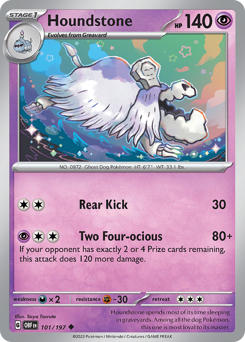 Houndstone - Obsidian Flames - #101 - Pokemon TCG card