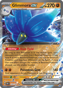Glimmora ex #123 Glimmora ex - Obsidian Flames - #123 - Pokemon TCG card
