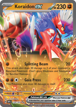 Koraidon ex #124 Koraidon ex - Obsidian Flames - #124 - Pokemon TCG card