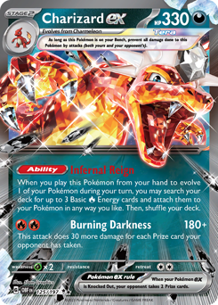 Charizard ex #125 Charizard ex - Obsidian Flames - #125 - Pokemon TCG card