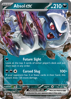 Absol ex #135 Absol ex - Obsidian Flames - #135 - Pokemon TCG card