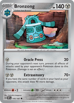 Bronzong #145 Bronzong - Obsidian Flames - #145 - Pokemon TCG card