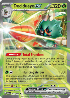 Decidueye ex #15 Decidueye ex - Obsidian Flames - #15 - Pokemon TCG card