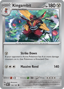 Kingambit - Obsidian Flames - #150 - Pokemon TCG card