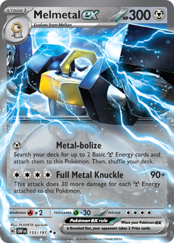 Melmetal ex #153 Melmetal ex - Obsidian Flames - #153 - Pokemon TCG card