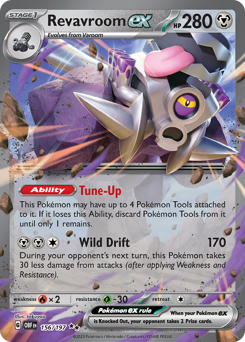 Revavroom ex #156 Revavroom ex - Obsidian Flames - #156 - Pokemon TCG card