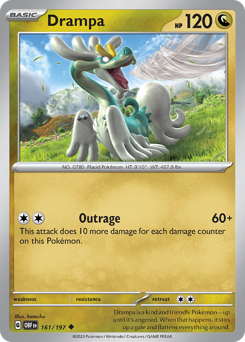 Drampa #161 Drampa - Obsidian Flames - #161 - Pokemon TCG card