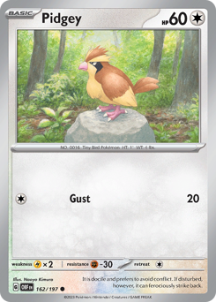 Pidgey #162 Pidgey - Obsidian Flames - #162 - Pokemon TCG card