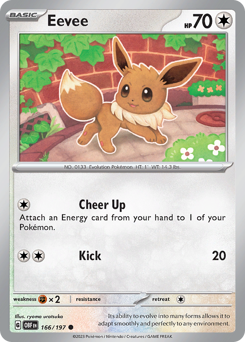 Eevee #166 Eevee - Obsidian Flames - #166 - Pokemon TCG card