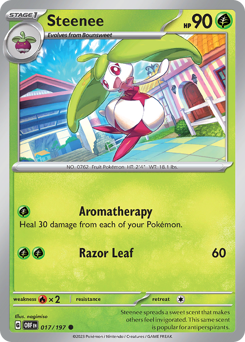 Steenee #17 Steenee - Obsidian Flames - #17 - Pokemon TCG card