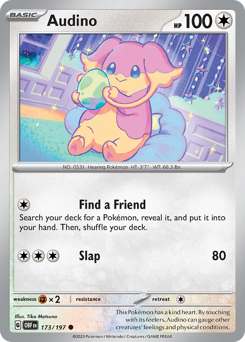 Audino #173 Audino - Obsidian Flames - #173 - Pokemon TCG card