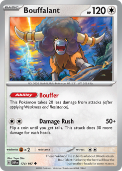 Bouffalant #174 Bouffalant - Obsidian Flames - #174 - Pokemon TCG card