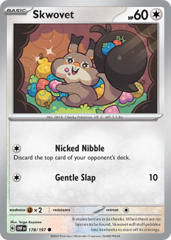 Skwovet #178 Skwovet - Obsidian Flames - #178 - Pokemon TCG card