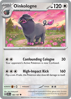 Oinkologne #183 Oinkologne - Obsidian Flames - #183 - Pokemon TCG card