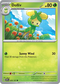 Dolliv #20 Dolliv - Obsidian Flames - #20 - Pokemon TCG card