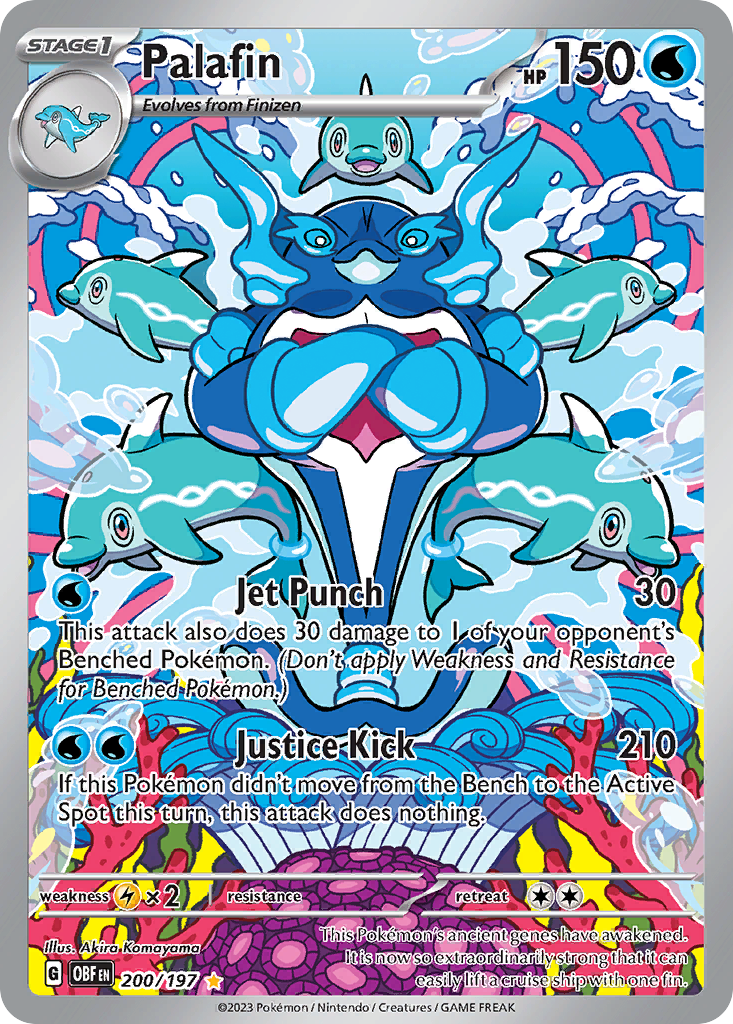 Palafin - Obsidian Flames - #200 - Pokemon TCG card