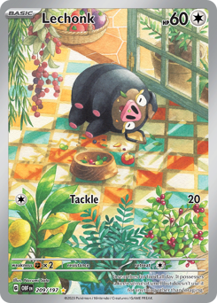 Lechonk #209 Lechonk - Obsidian Flames - #209 - Pokemon TCG card
