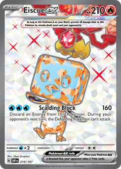 Eiscue ex #210 Eiscue ex - Obsidian Flames - #210 - Pokemon TCG card