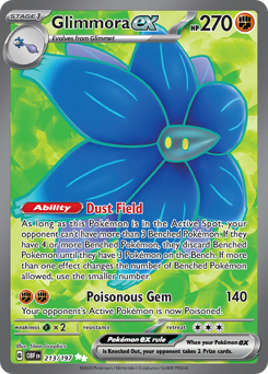 Glimmora ex #213 Glimmora ex - Obsidian Flames - #213 - Pokemon TCG card