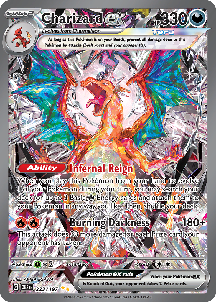 Charizard ex - Obsidian Flames - #223 - Pokemon TCG card