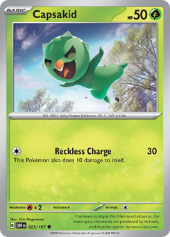 Capsakid - Obsidian Flames - #23 - Pokemon TCG card