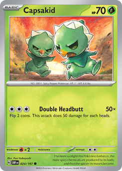 Capsakid - Obsidian Flames - #24 - Pokemon TCG card