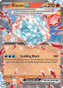 Eiscue ex #42 Eiscue ex - Obsidian Flames - #42 - Pokemon TCG card