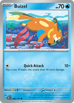 Buizel #48 Buizel - Obsidian Flames - #48 - Pokemon TCG card